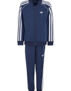adidas Originals Спортен екип Essential с лого Бял/Тъмносин