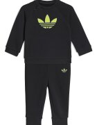 adidas Originals Спортен екип с памук Черен/Лайм зелено