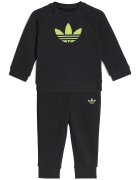 adidas Originals Спортен екип с памук - Черен/Лайм зелено