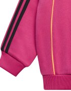 adidas Originals Спортен екип с цип и лого Черен/Оранжев/Фуксия