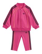 adidas Originals Спортен екип с цип и лого - Черен/Оранжев/Фуксия