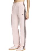 adidas Originals Спортен панталон Firebird с подгъви с цип - Тъмнокафяв/Пастелнорозов