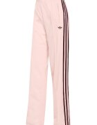 adidas Originals Спортен панталон Firebird с широк крачол и цепки Тъмнорозов/Бледо розово