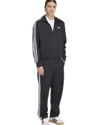 adidas Originals Спортен панталон с релеф и цип на маншетите - Бял/Черен