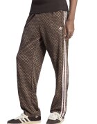 adidas Originals Спортен панталон с цепки с цип встрани и монограм - Бял/Тъмнокафяв/Светлокафяв