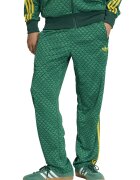 adidas Originals Спортен панталон с цепки с цип встрани и монограм - Зелен/Жълт