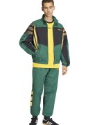 adidas Originals Спортен панталон Santiago с бродирано лого - Зелен/Черен/Жълт