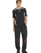 adidas Originals Спортен панталон TeamGeist с контрастни ленти - Бял/Черен