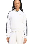 adidas Originals Спортна блуза с цип Бял/Черен