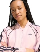 adidas Originals Спортна блуза с цип Черен/Розово