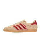 adidas Originals Спортни обувки Gazelle с велур - Червен/Бежов