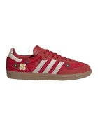 adidas Originals Спортни обувки Samba с велур и кожа - Червен/Бял