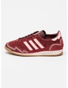 adidas Originals Спортни обувки SL 72 OG с велур - Розово/Тъмночервен