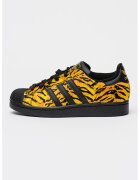 adidas Originals Спортни обувки Superstar II от кожа с косъм - Черен/Жълт