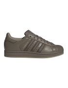 adidas Originals Спортни обувки Superstar II от кожа - Тъмнокафяв/Маслинено зелено