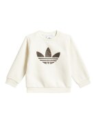 adidas Originals Стандартен спортен екип с памук Избеляло черно/Крем