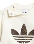 adidas Originals Стандартен спортен екип с памук Избеляло черно/Крем