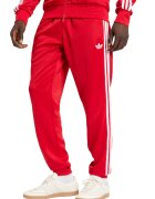 adidas Originals Стандартен спортен панталон с еластична талия - Бял/Тъмночервен