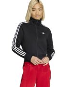 adidas Originals Суитшърт Classic с цип и лого - Бял/Черен