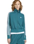 adidas Originals Суитшърт Classic с цип и лого - Бял/Персийско зелено