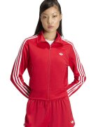 adidas Originals Суитшърт Classic с цип и лого - Червен/Бял