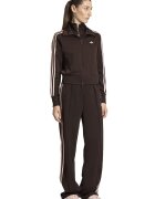 adidas Originals Суитшърт Classic с цип и лого Тъмнокафяв/Бледо розово