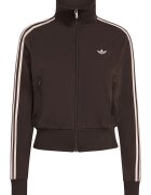 adidas Originals Суитшърт Classic с цип и лого Тъмнокафяв/Бледо розово