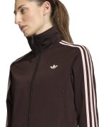 adidas Originals Суитшърт Classic с цип и лого Тъмнокафяв/Бледо розово