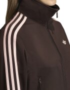 adidas Originals Суитшърт Classic с цип и лого Тъмнокафяв/Бледо розово