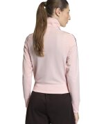 adidas Originals Суитшърт Classic с цип и лого Тъмнокафяв/Пастелнорозов