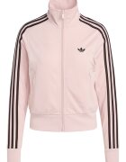 adidas Originals Суитшърт Classic с цип и лого Тъмнокафяв/Пастелнорозов