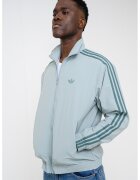 adidas Originals Суитшърт Firebird с цип и еластични краища - Бледозелен