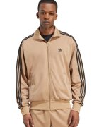 adidas Originals Суитшърт Firebird с цип и висока яка - Черен/Бежов