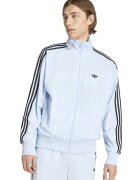 adidas Originals Суитшърт Firebird с цип и висока яка - Черен/Бледо синьо
