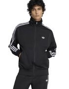 adidas Originals Суитшърт Firebird с цип и висока яка - Черен/Бял