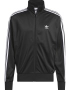 adidas Originals Суитшърт Firebird с цип и висока яка - Черен/Бял