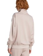 adidas Originals Суитшърт Firebird Track с лого и цип Светло кафяво/Ледено синьо