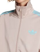 adidas Originals Суитшърт Firebird Track с лого и цип Светло кафяво/Ледено синьо