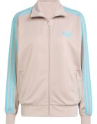 adidas Originals Суитшърт Firebird Track с лого и цип Светло кафяво/Ледено синьо