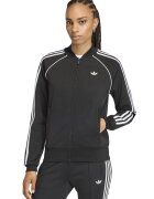 adidas Originals Суитшърт с памук с цип - Бял/Черен