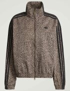 adidas Originals Суитшърт с цип и еластичен подгъв Черен/Кафяв/Бежов