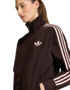 adidas Originals Суитшърт с цип и лого Кафяв/Светлорозов