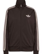 adidas Originals Суитшърт с цип и лого Кафяв/Светлорозов