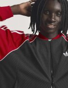 adidas Originals Суитшърт SST с цип и ниска яка Червен/Бял/Черен