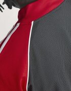 adidas Originals Суитшърт SST с цип и ниска яка Червен/Бял/Черен
