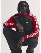 adidas Originals Суитшърт SST с цип и ниска яка - Червен/Бял/Черен