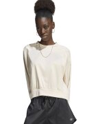 adidas Originals Свободен суитшърт с ръкави реглан - Крем