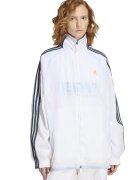 adidas Originals Свободен суитшърт Teamgeist с контрасти на ръкавите - Бял/Син