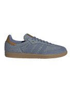 adidas Originals Текстилни маратонки Samba с велур - Прашно синьо