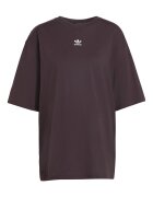 adidas Originals Уголемена тениска Essentials с лого Тъмнокафяв